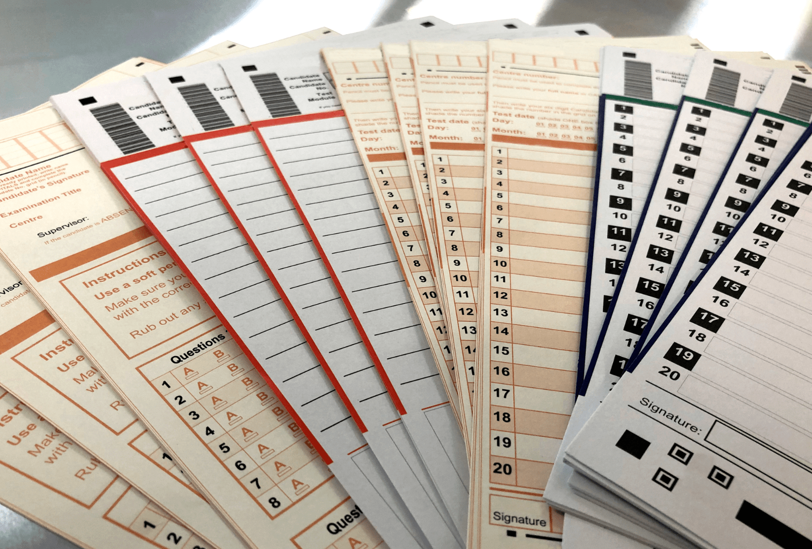 Examination papers being printed